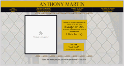 Desktop Screenshot of anthony-escapes.com